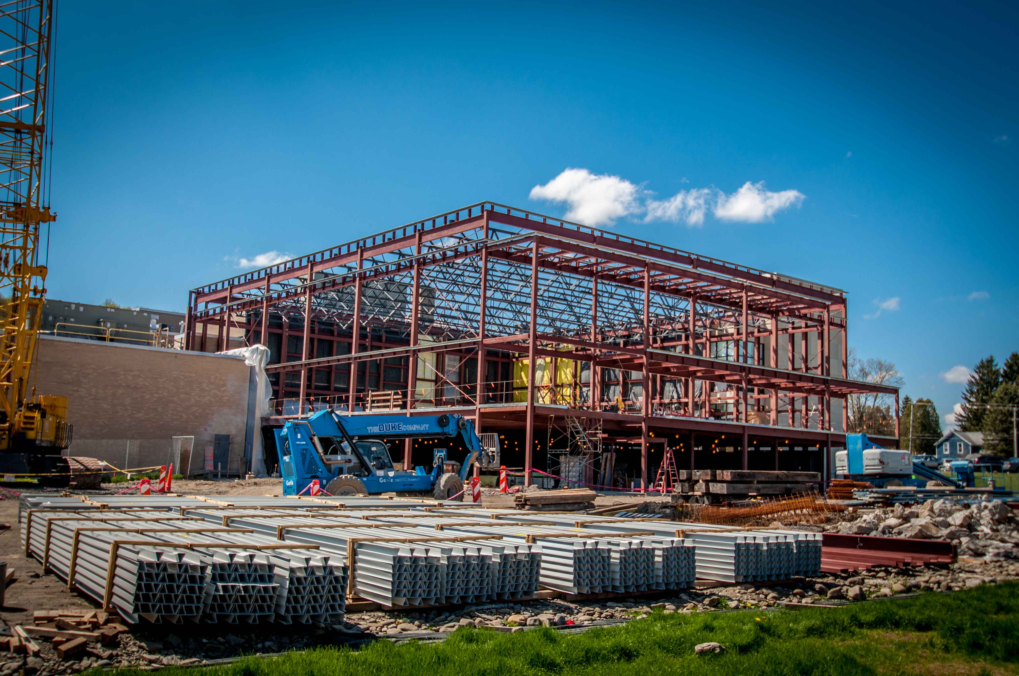 Homer High School Gym Steel